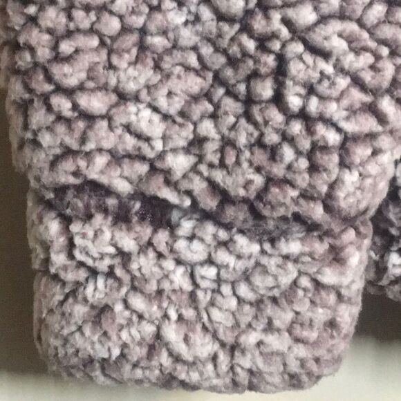 Zesica top women’s size large L Sherpa like quarter zip pullover - Picture 3 of 9